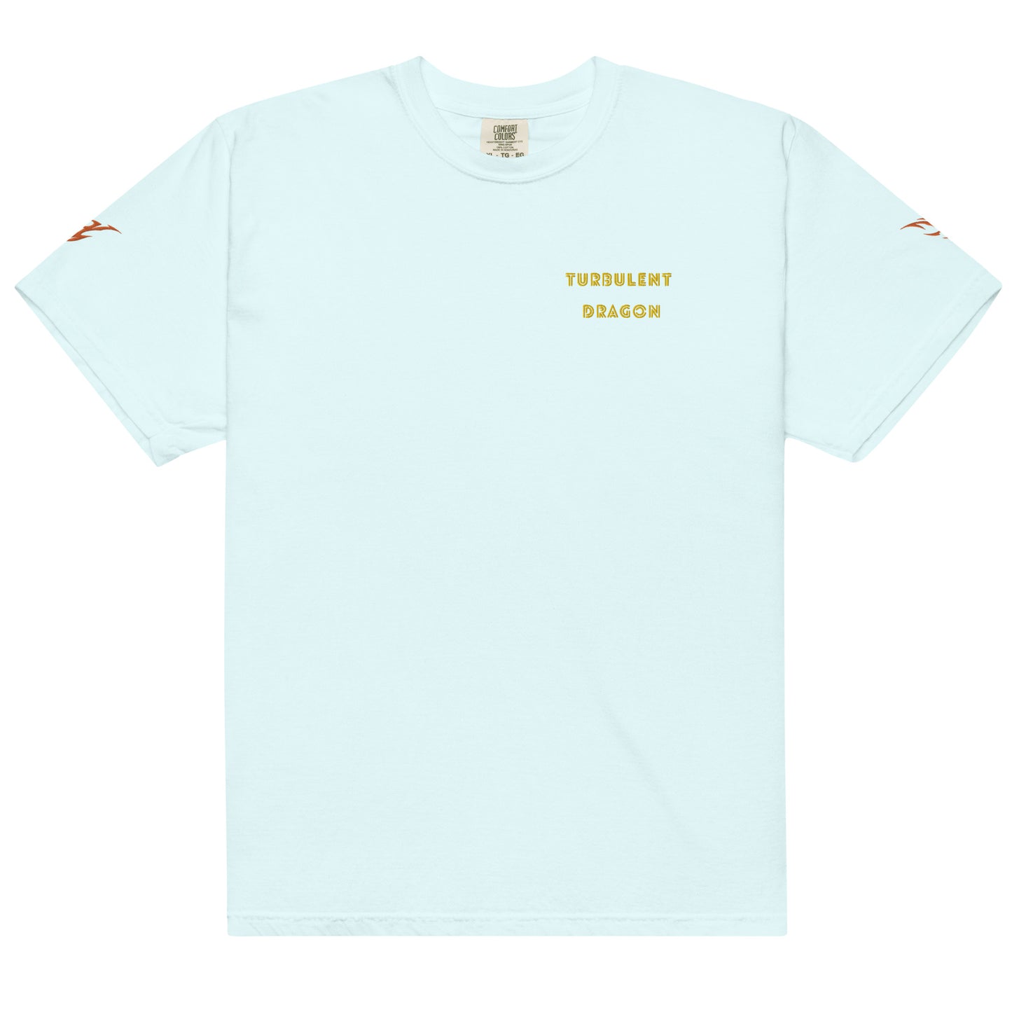 Camiseta grossa de tecido tingido unissex