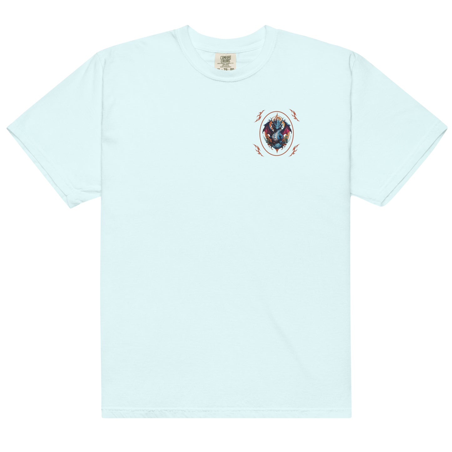 Camiseta grossa de tecido tingido unissex