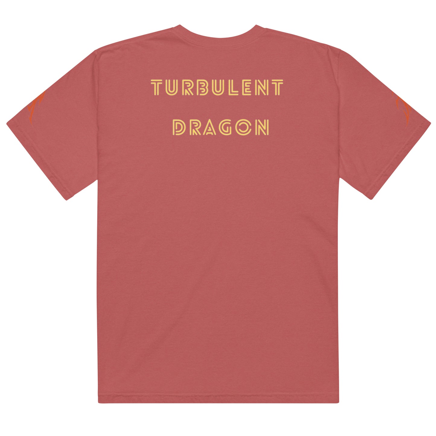 Camiseta grossa de tecido tingido unissex
