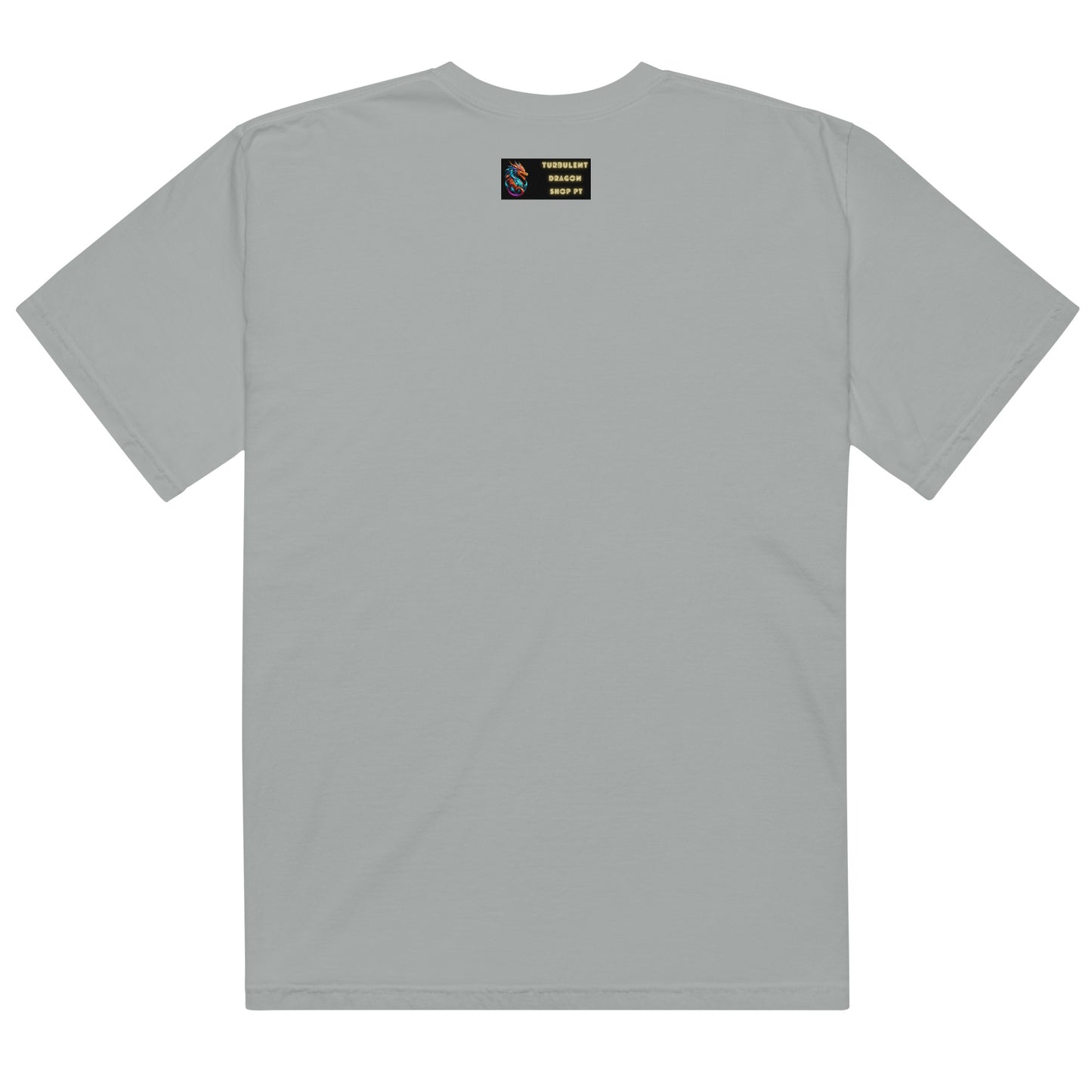 Camiseta grossa de tecido tingido unissex