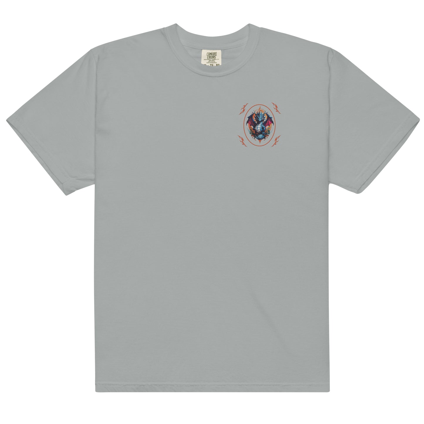 Camiseta grossa de tecido tingido unissex