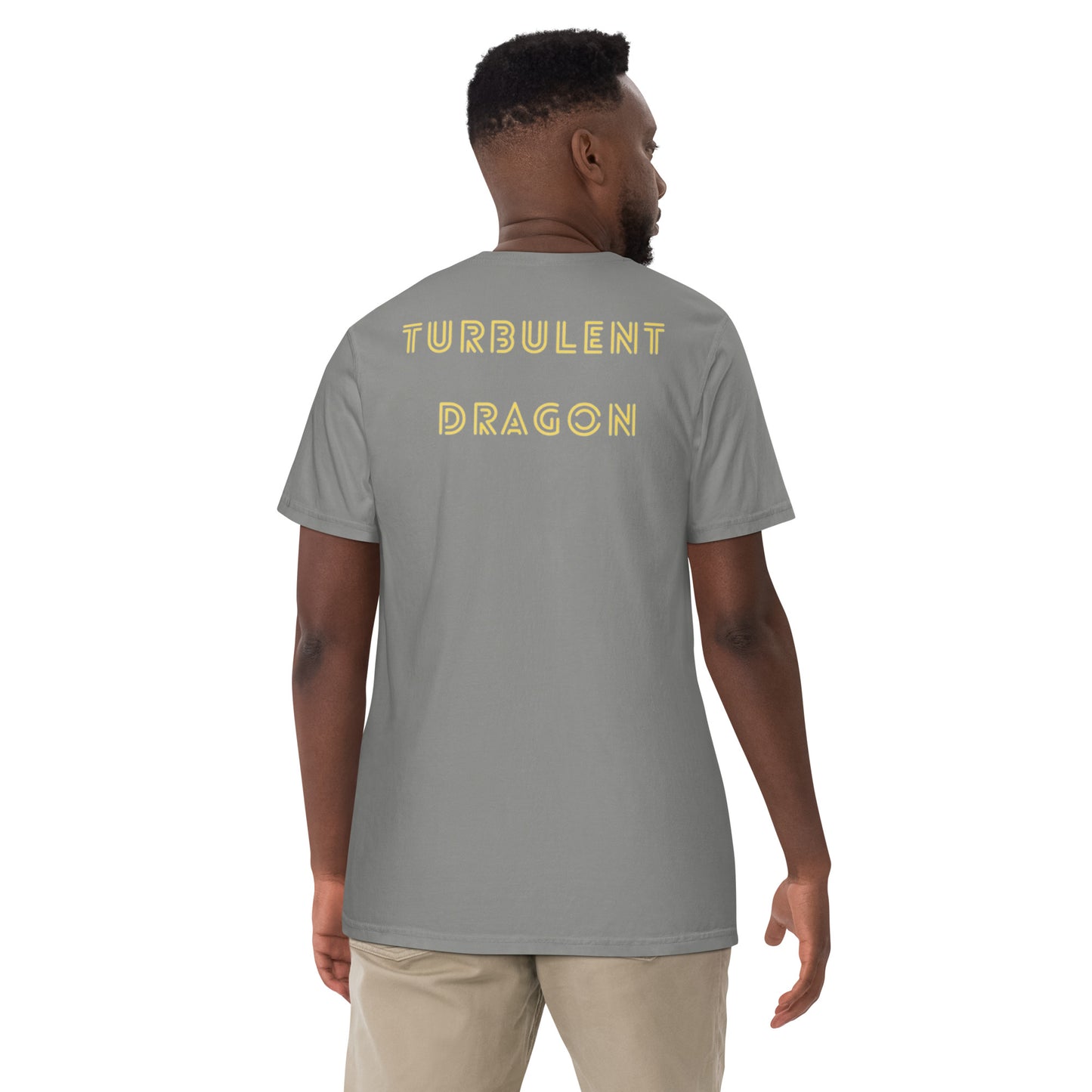 Camiseta grossa de tecido tingido unissex