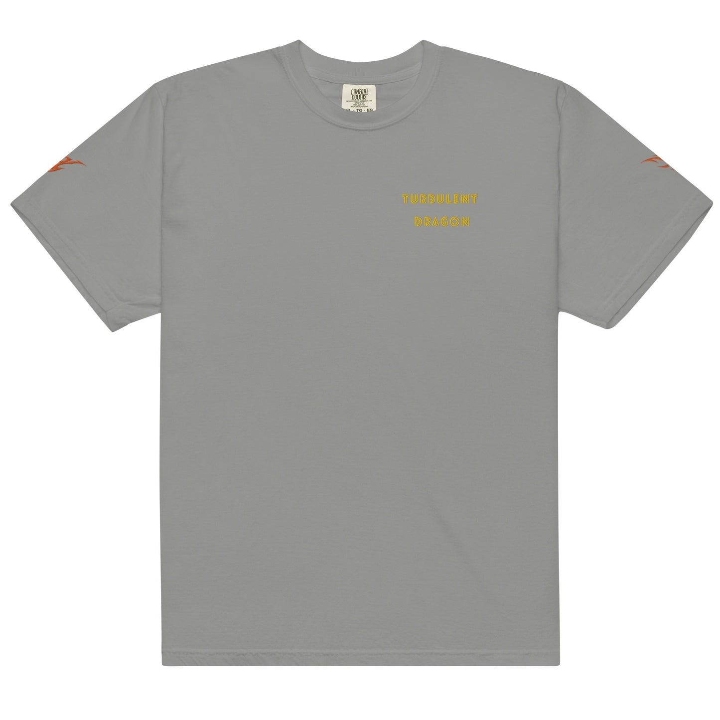 Camiseta grossa de tecido tingido unissex