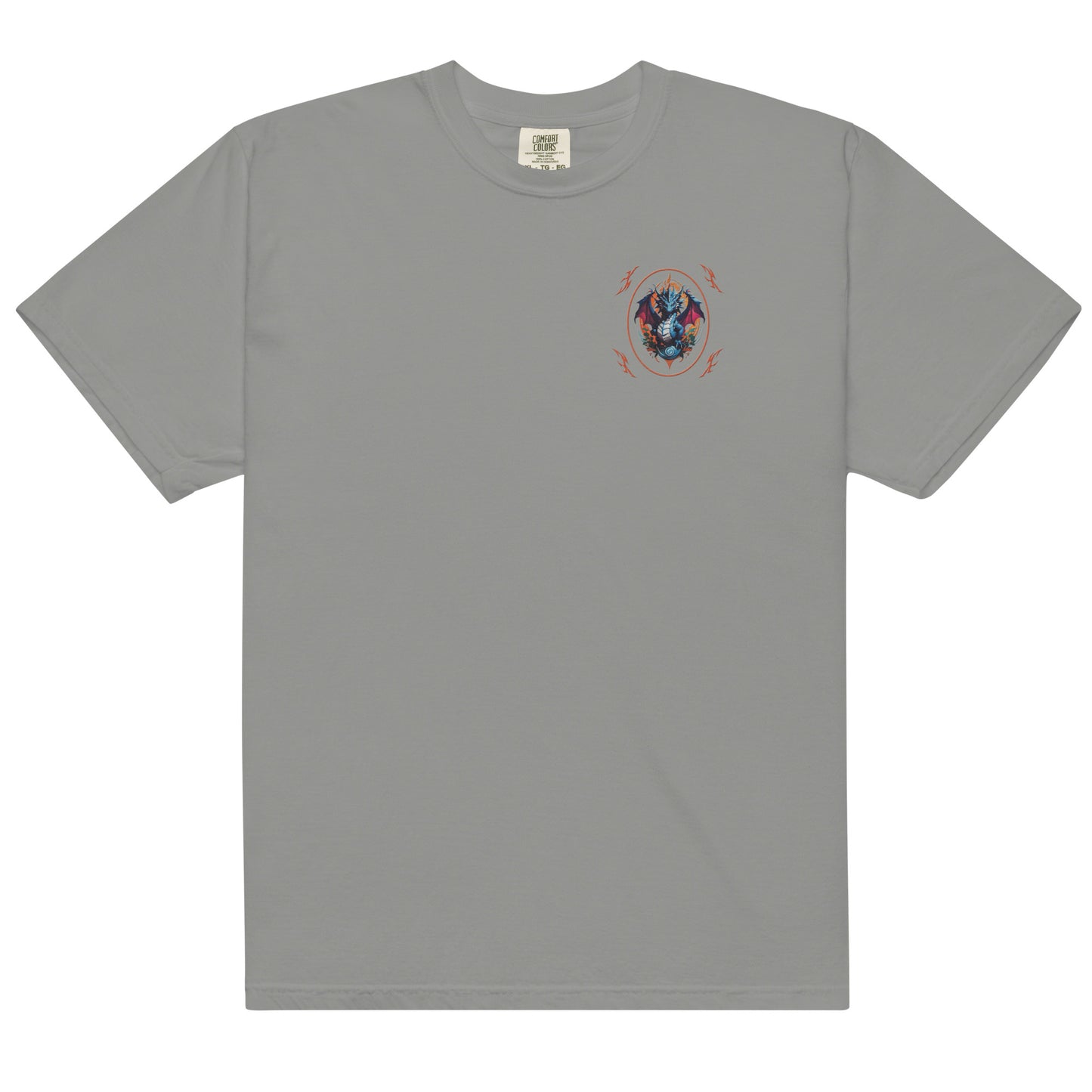 Camiseta grossa de tecido tingido unissex