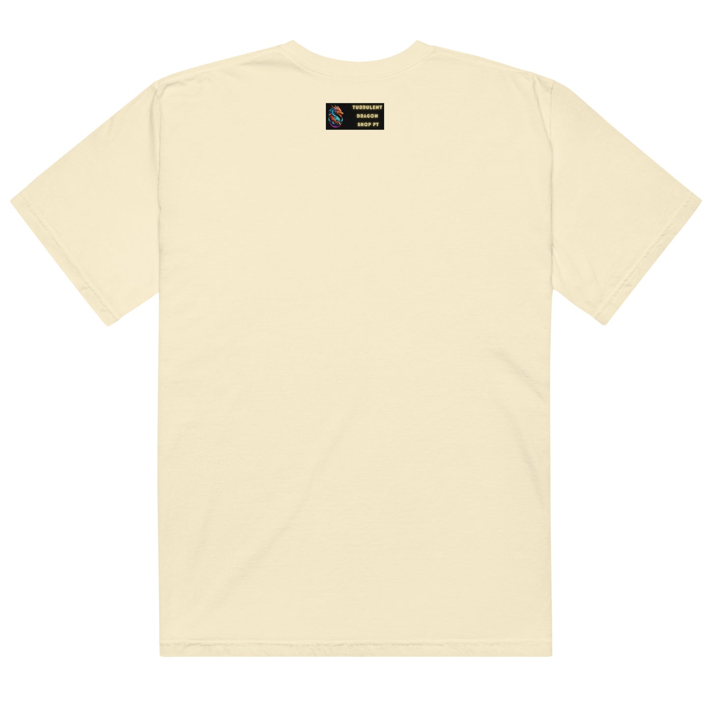 Camiseta grossa de tecido tingido unissex
