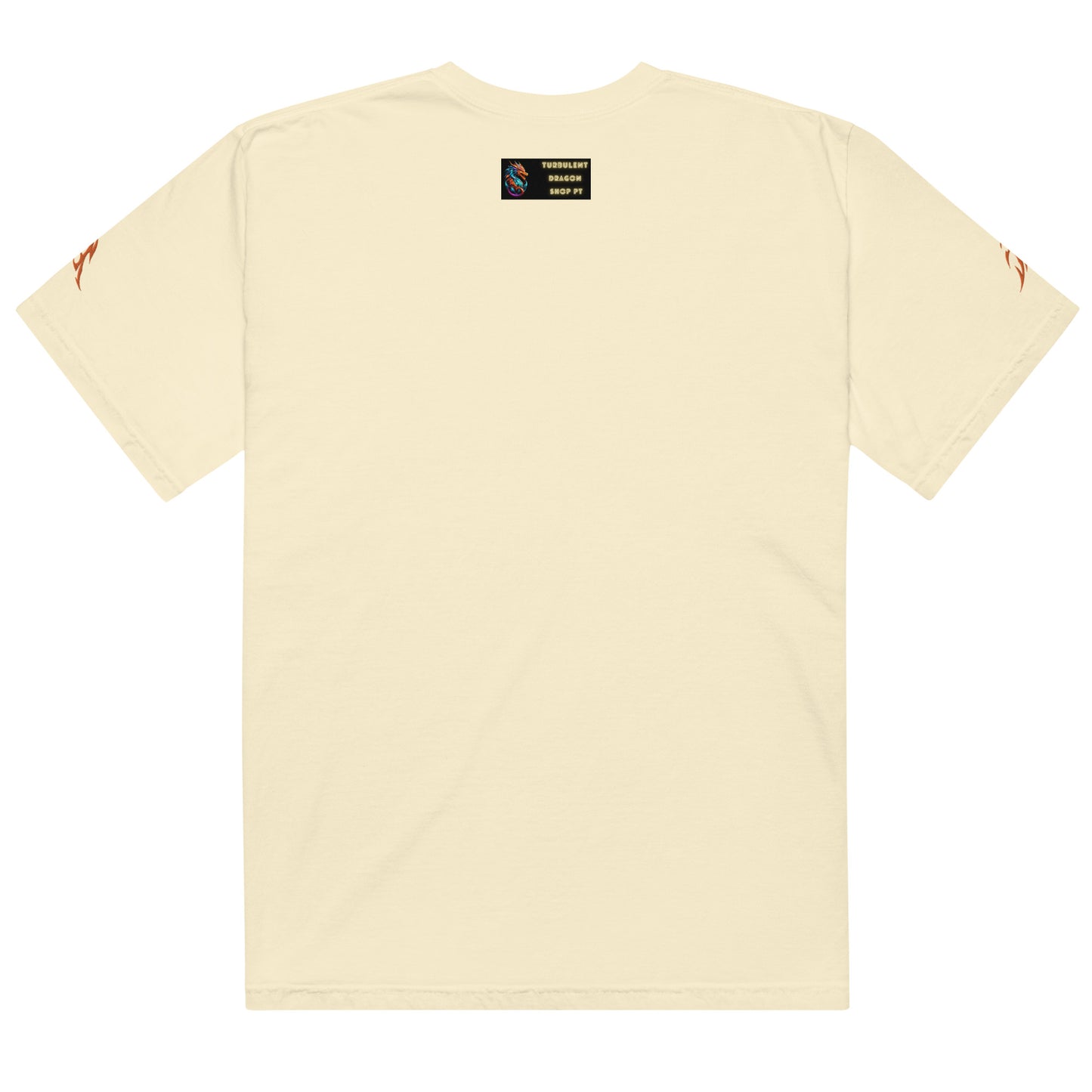 Camiseta grossa de tecido tingido unissex