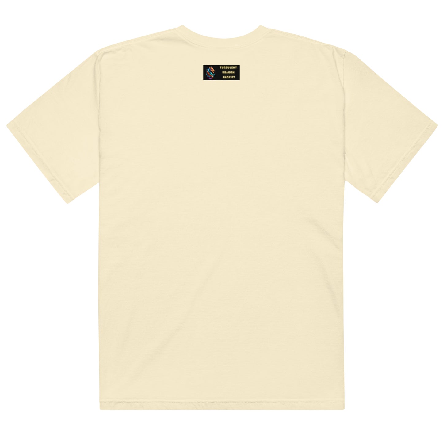Camiseta grossa de tecido tingido unissex