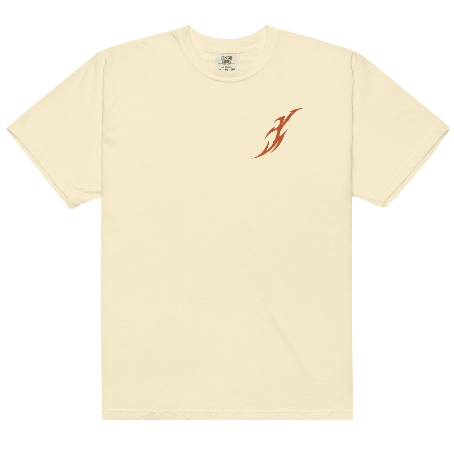 Camiseta grossa de tecido tingido unissex