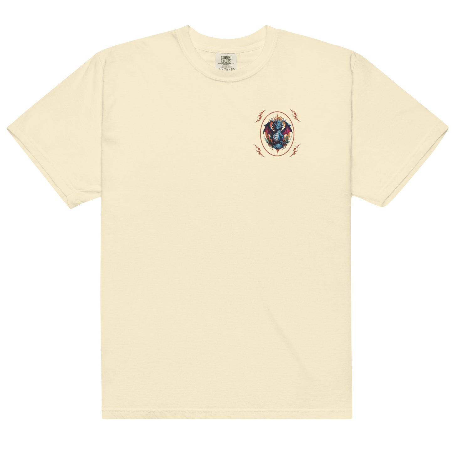 Camiseta grossa de tecido tingido unissex
