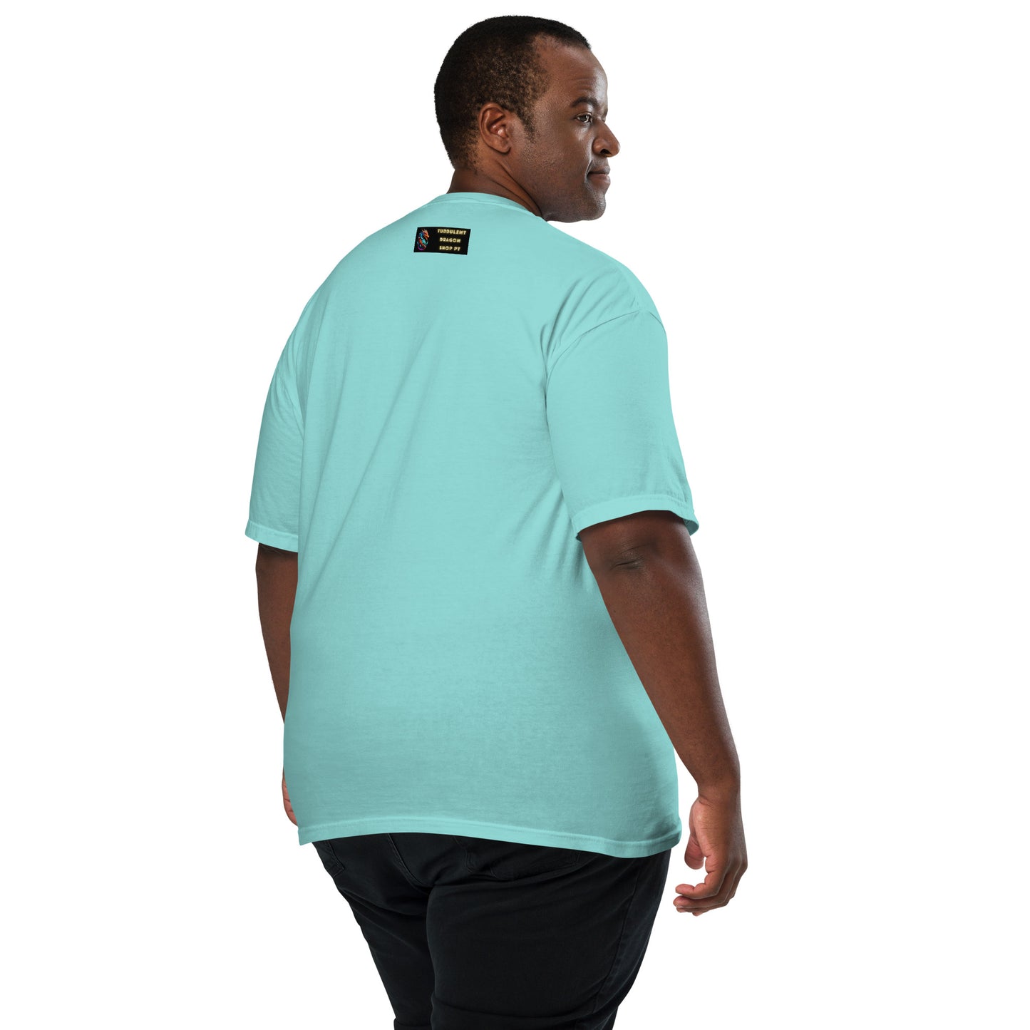 Camiseta grossa de tecido tingido unissex