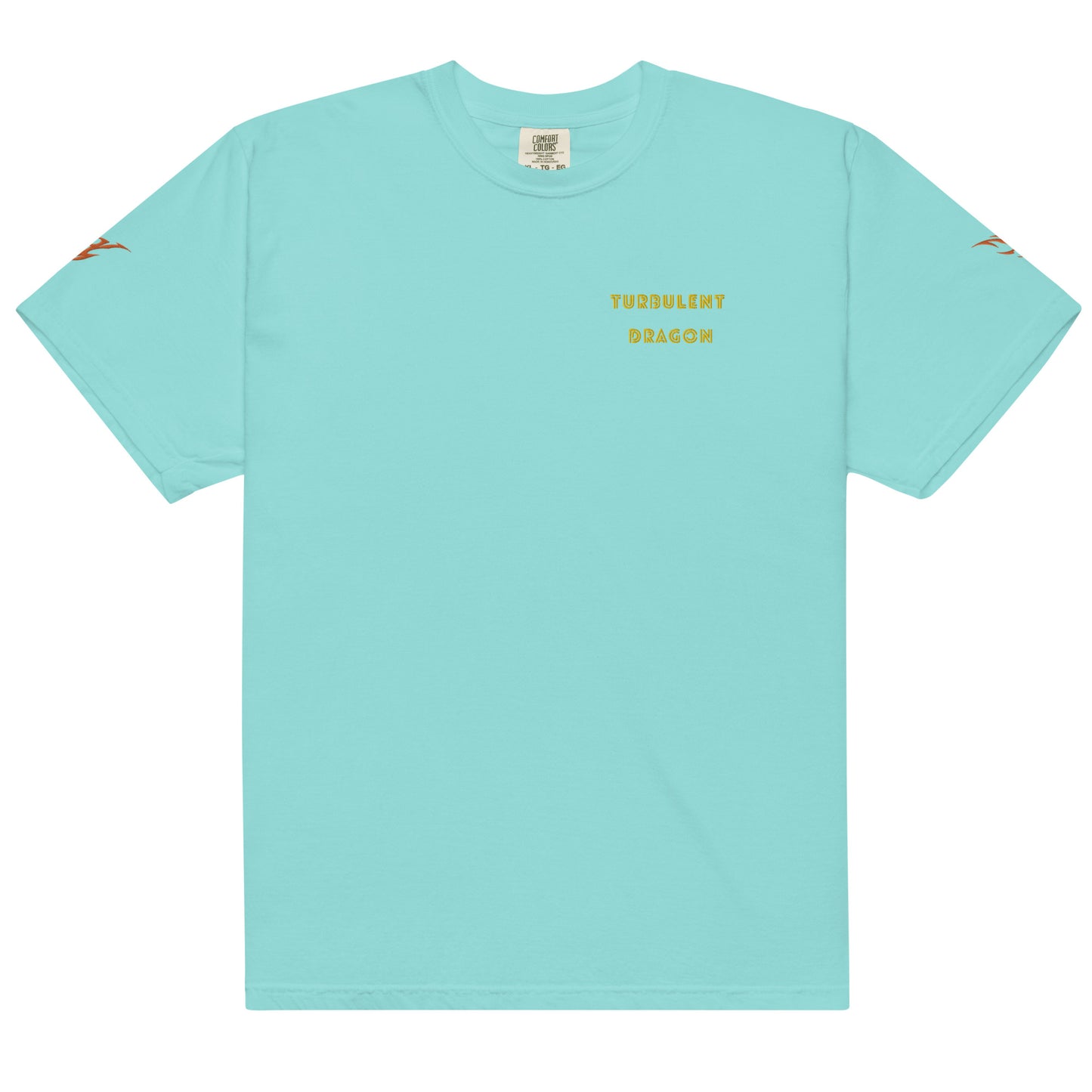 Camiseta grossa de tecido tingido unissex