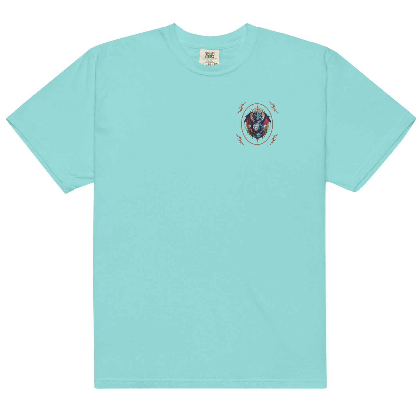 Camiseta grossa de tecido tingido unissex