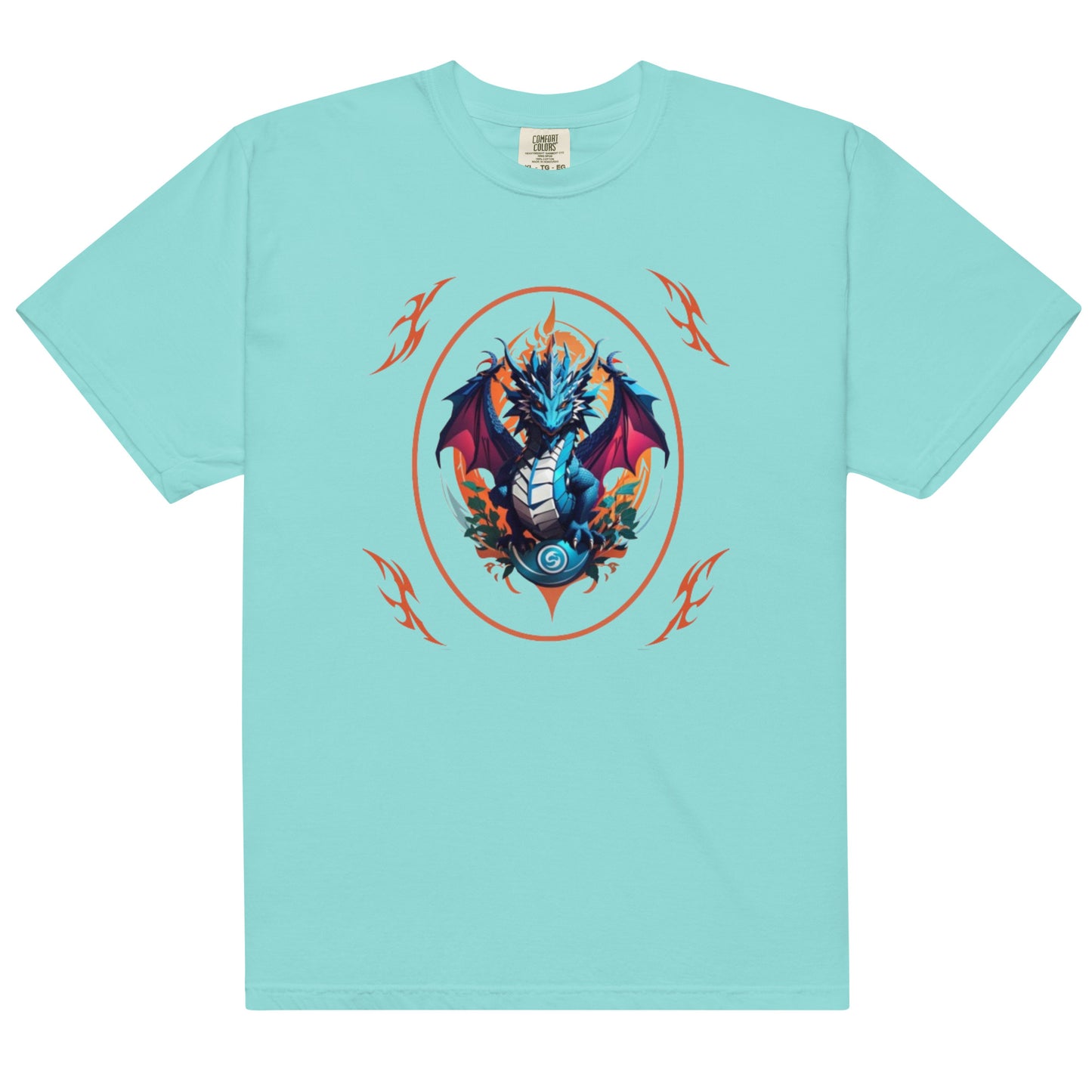 Camiseta grossa de tecido tingido unissex