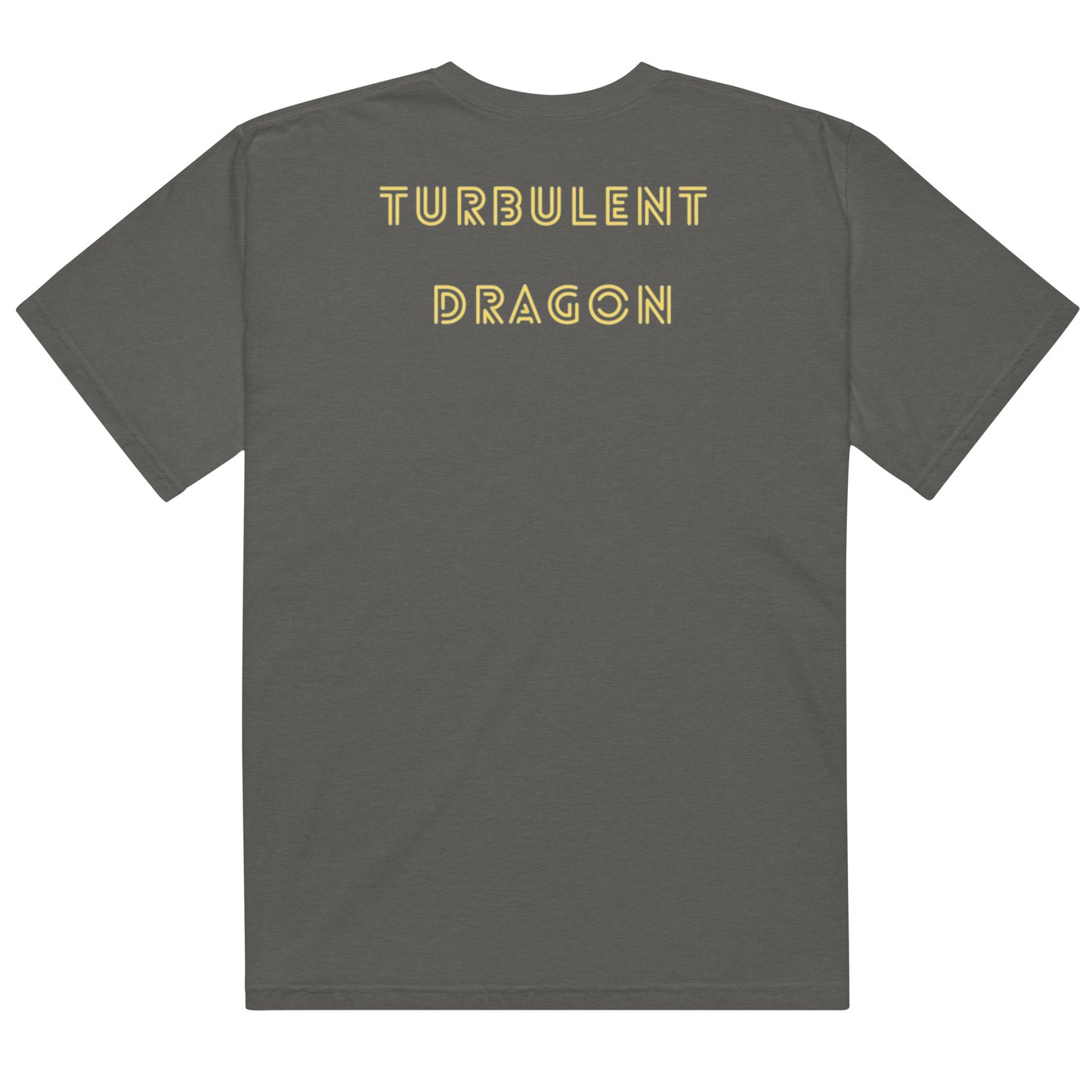 Camiseta grossa de tecido tingido unissex