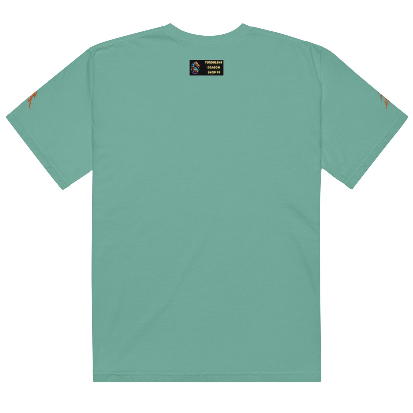 Camiseta grossa de tecido tingido unissex