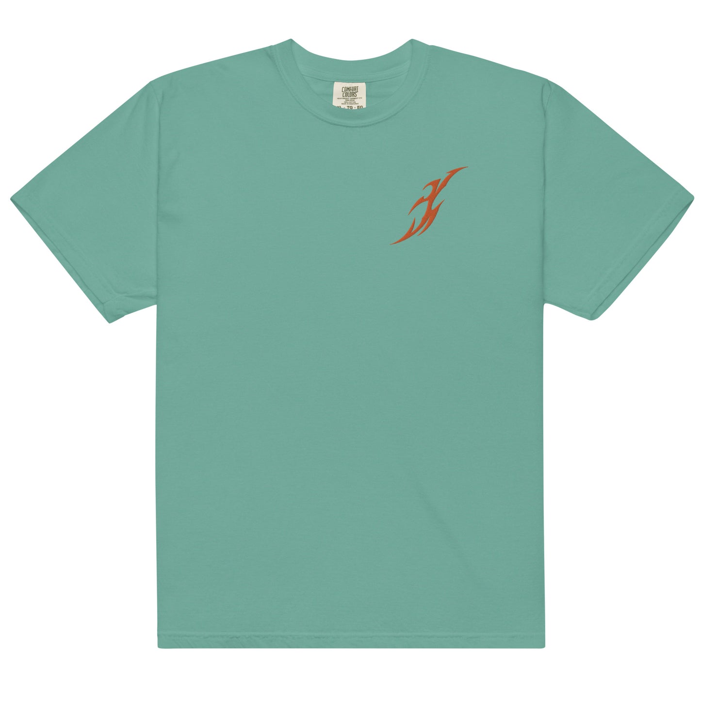 Camiseta grossa de tecido tingido unissex