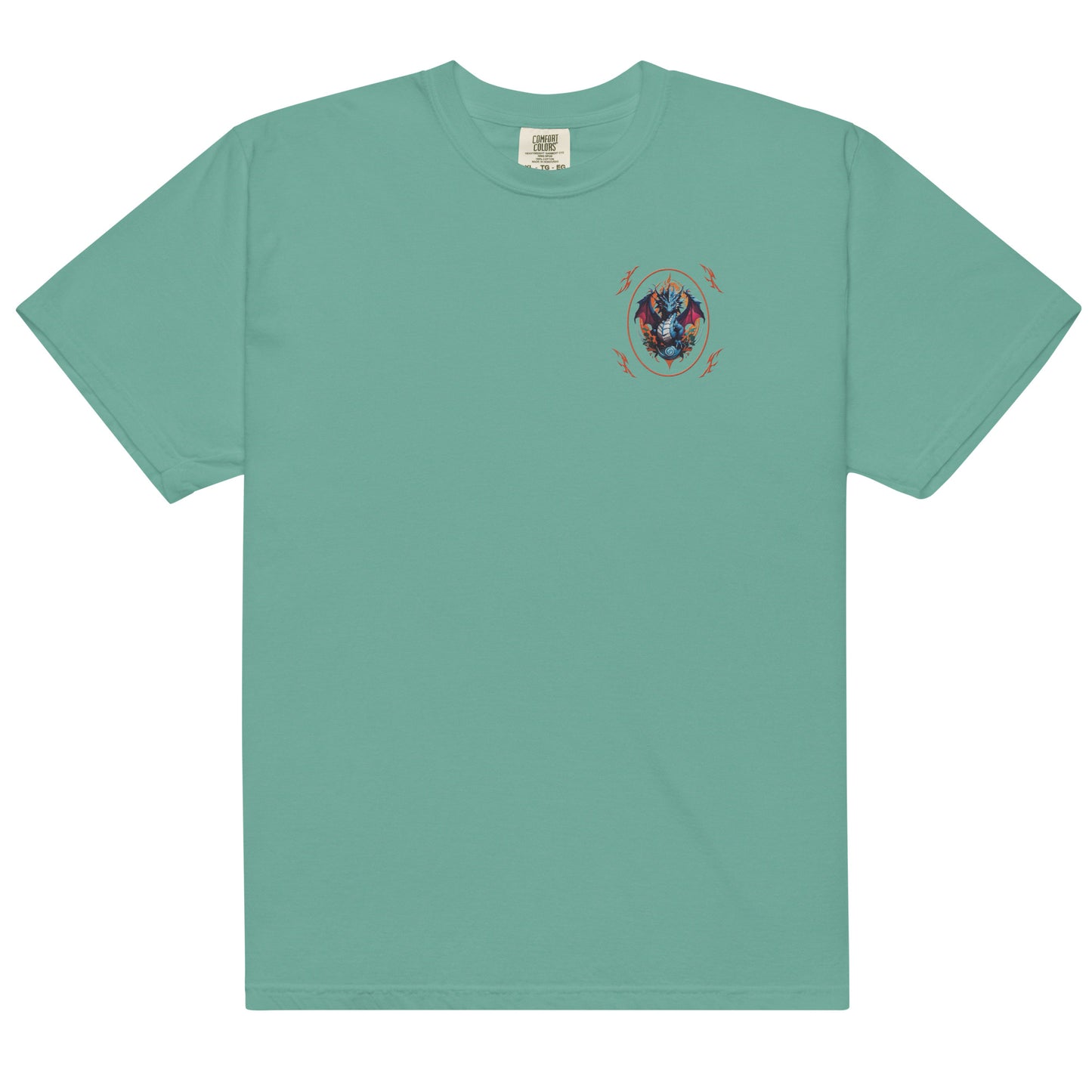 Camiseta grossa de tecido tingido unissex