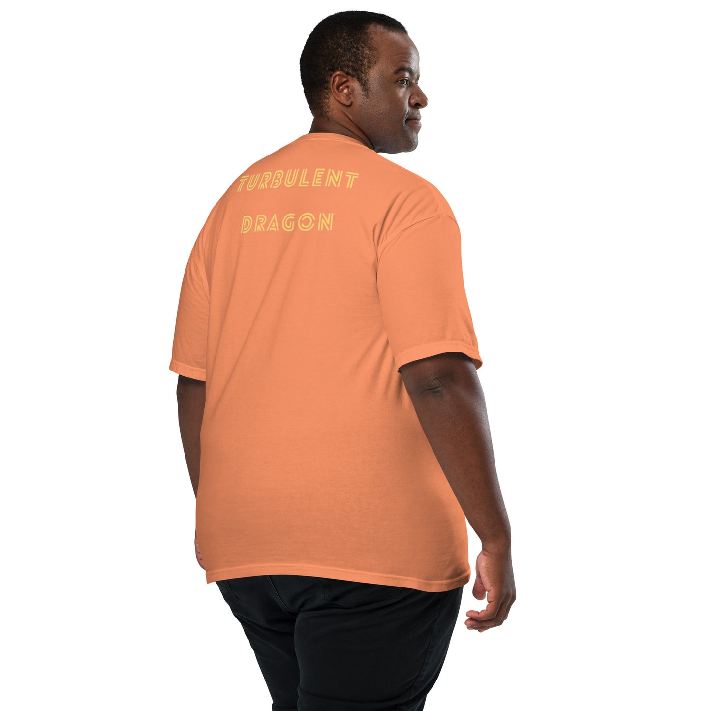 Camiseta grossa de tecido tingido unissex