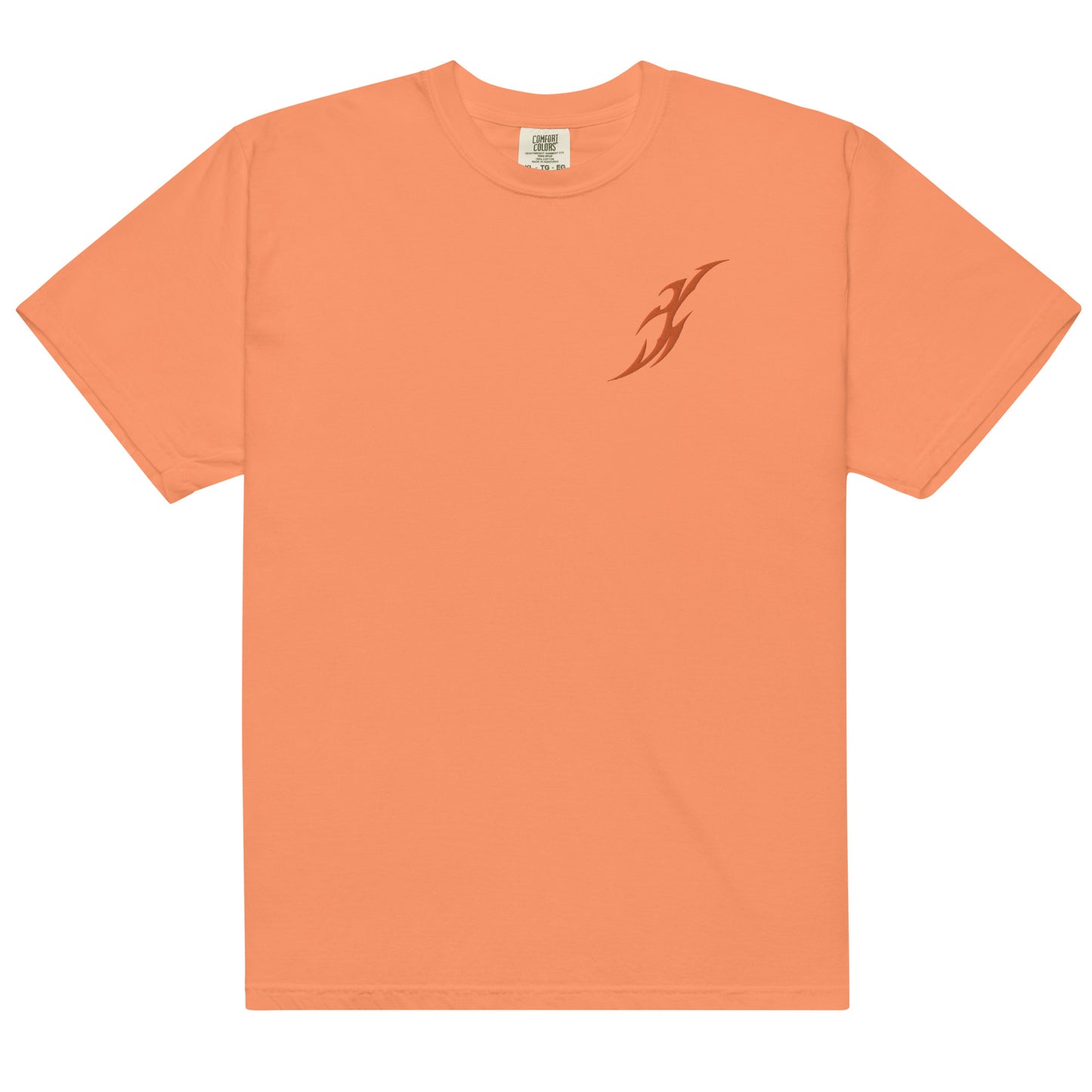 Camiseta grossa de tecido tingido unissex