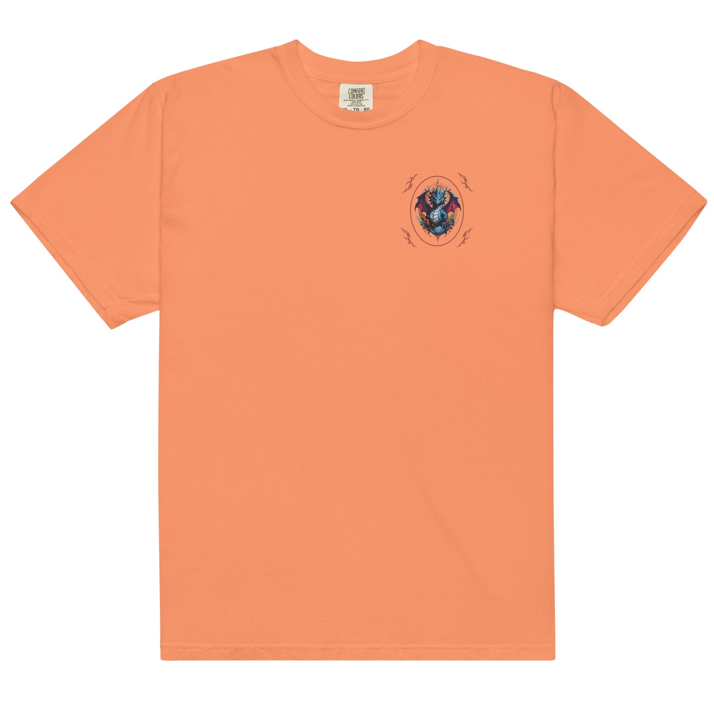 Camiseta grossa de tecido tingido unissex