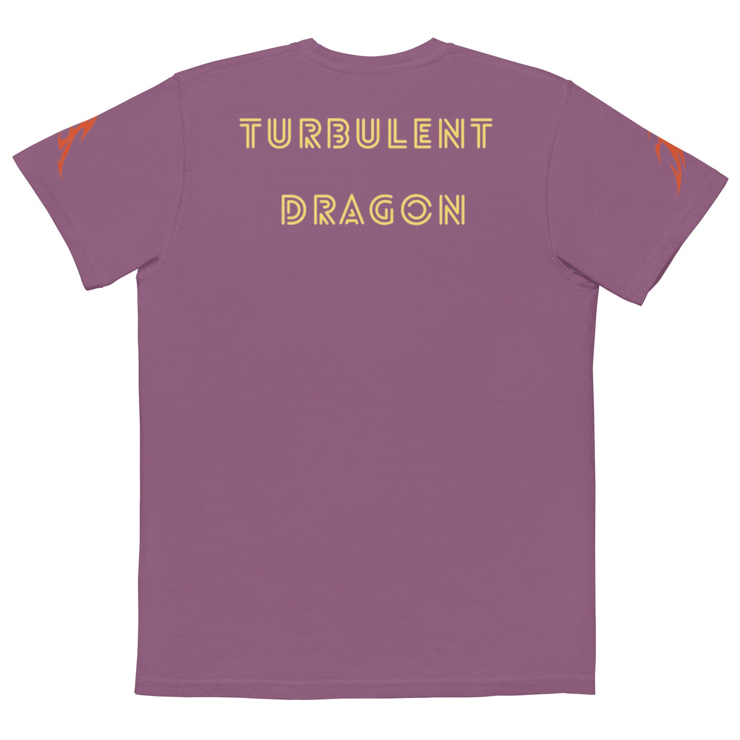 Camiseta garment dyed com bolso unissex