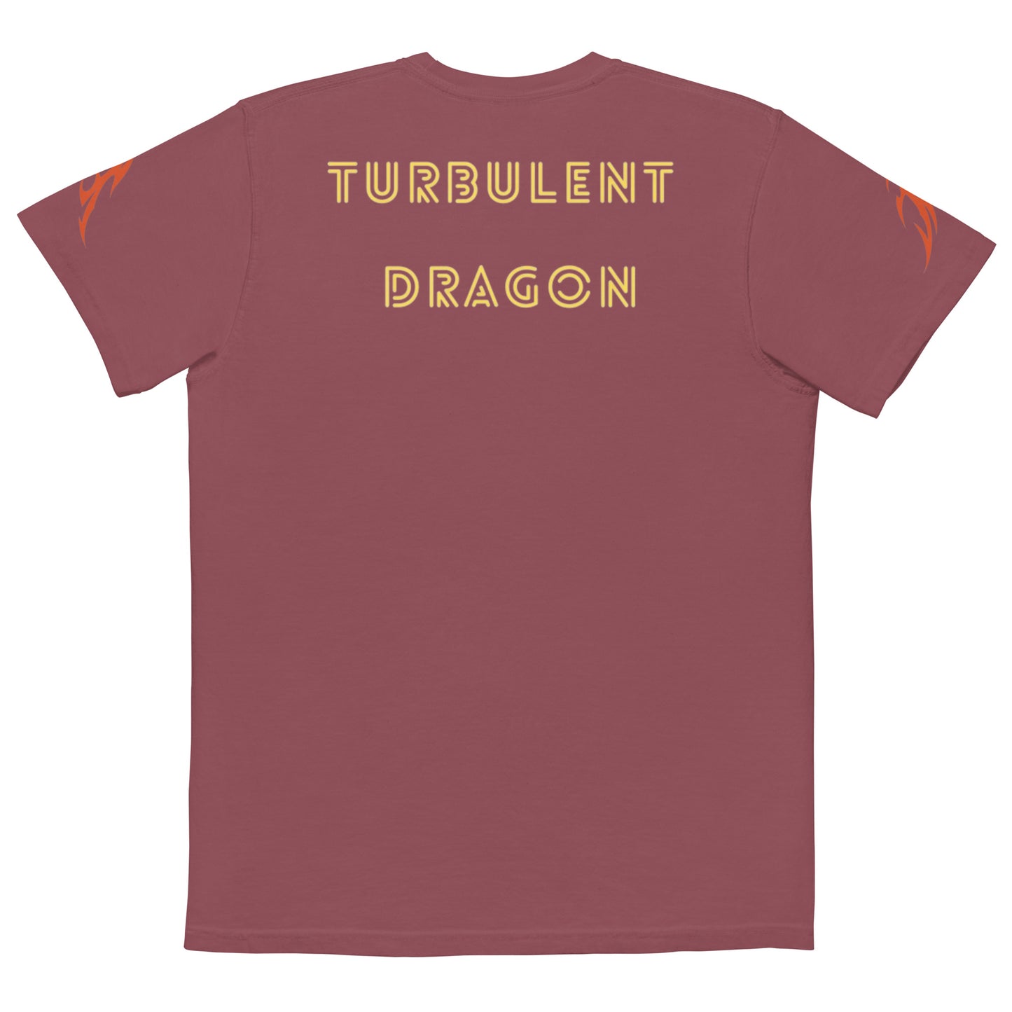 Camiseta garment dyed com bolso unissex