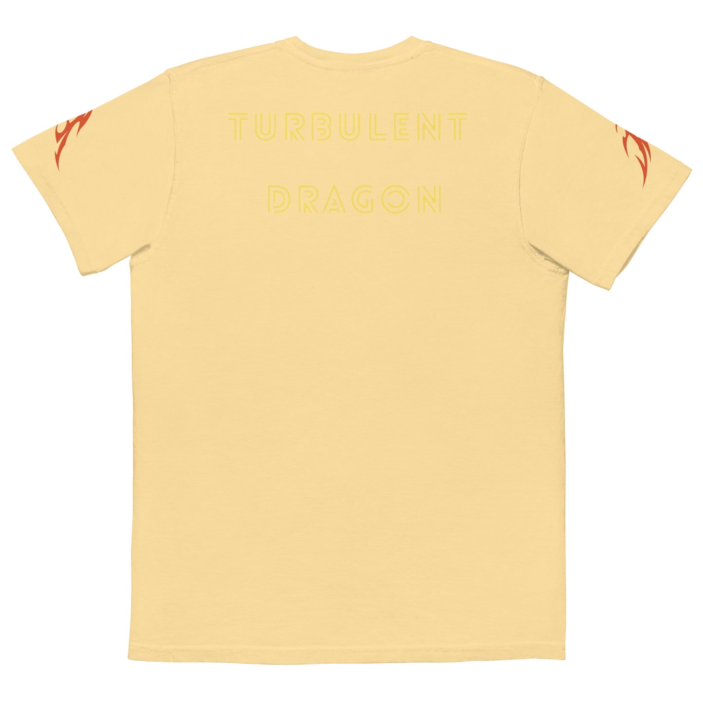Camiseta garment dyed com bolso unissex