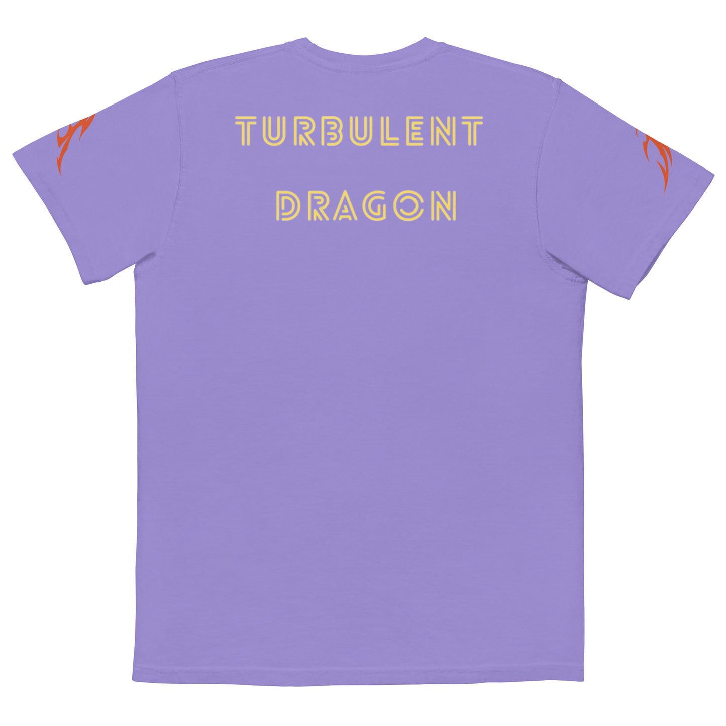 Camiseta garment dyed com bolso unissex