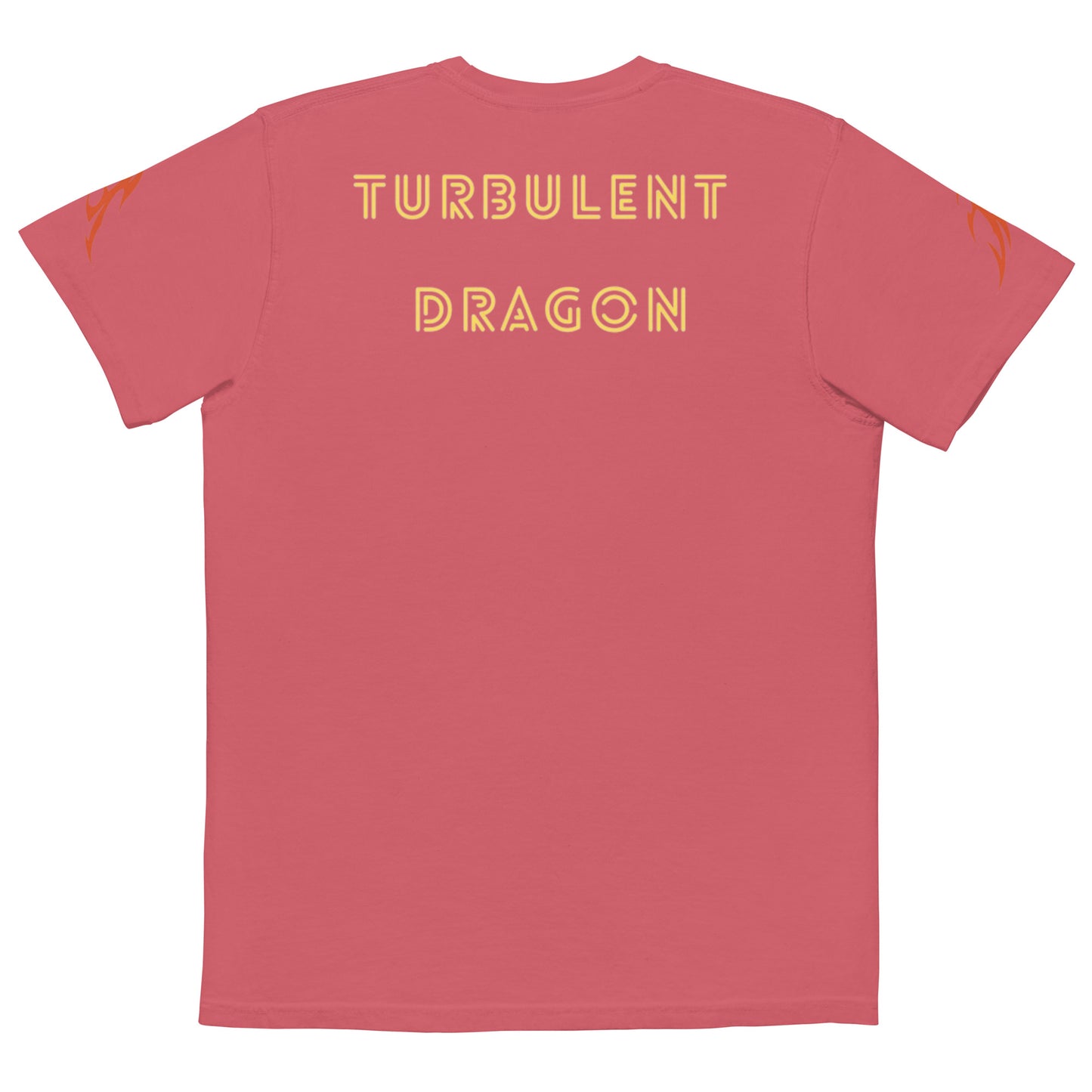 Camiseta garment dyed com bolso unissex