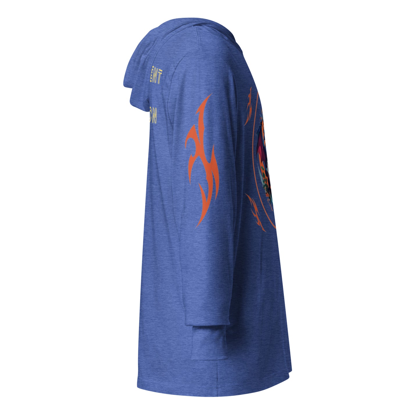 Camiseta de manga longa com capuz