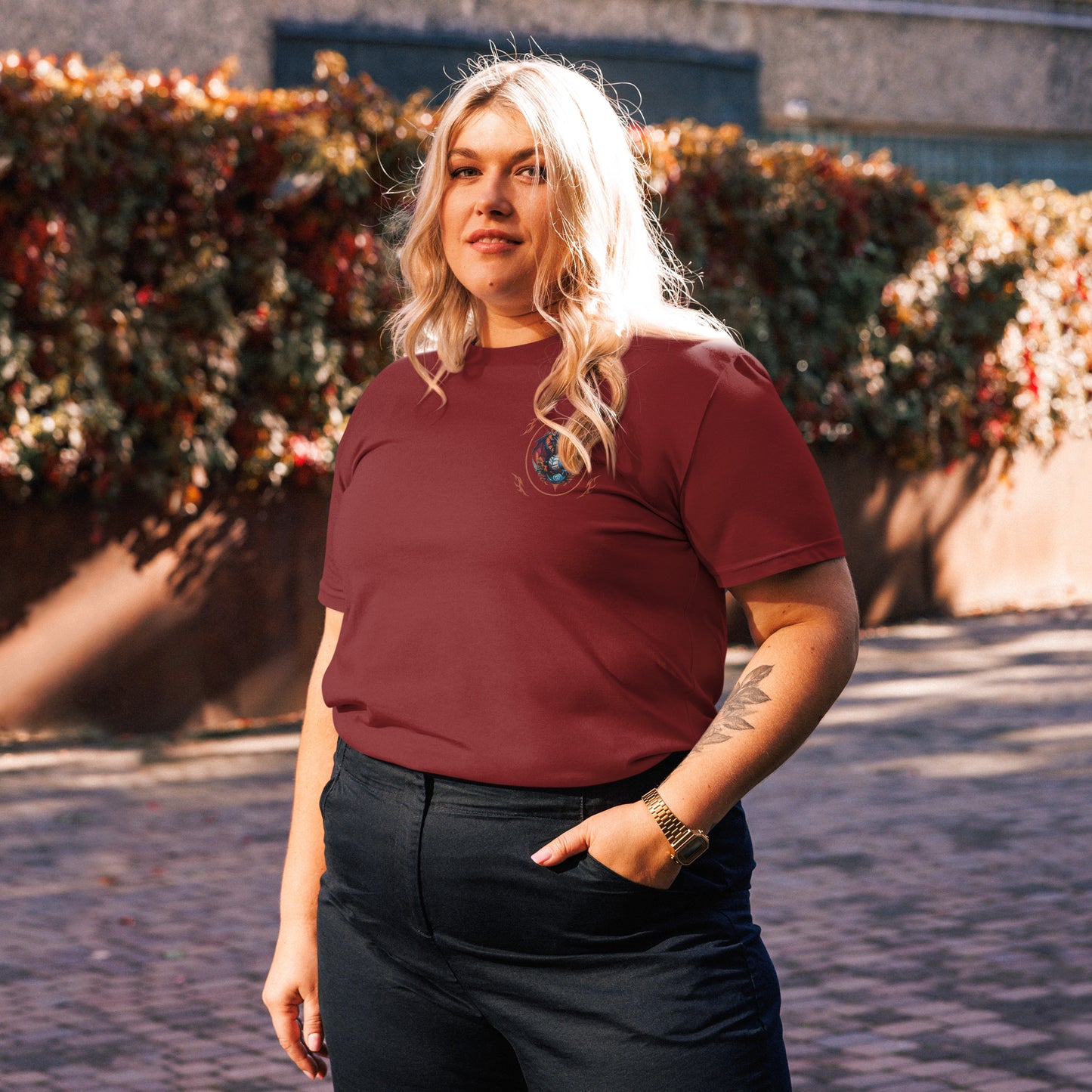 Camiseta de Algodão Orgânico Unissex
