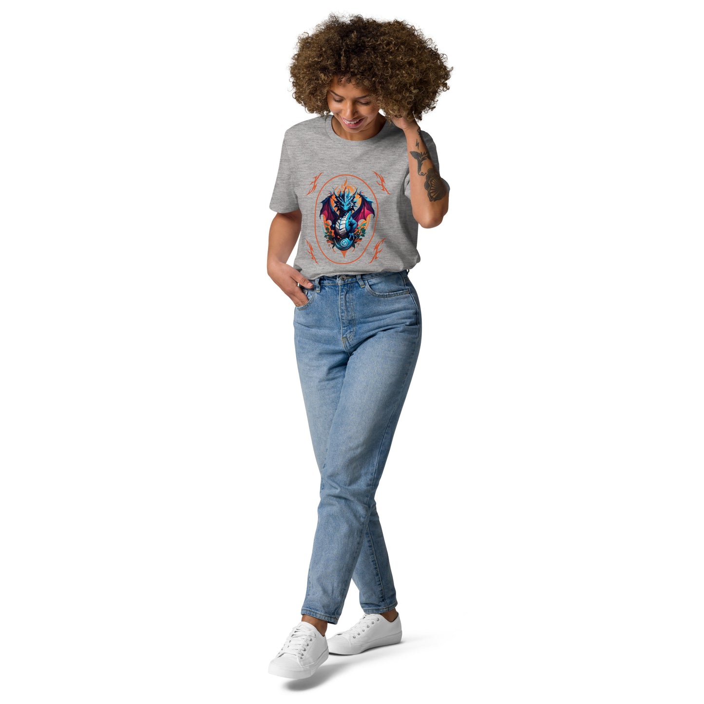 Camiseta de Algodão Orgânico Unissex