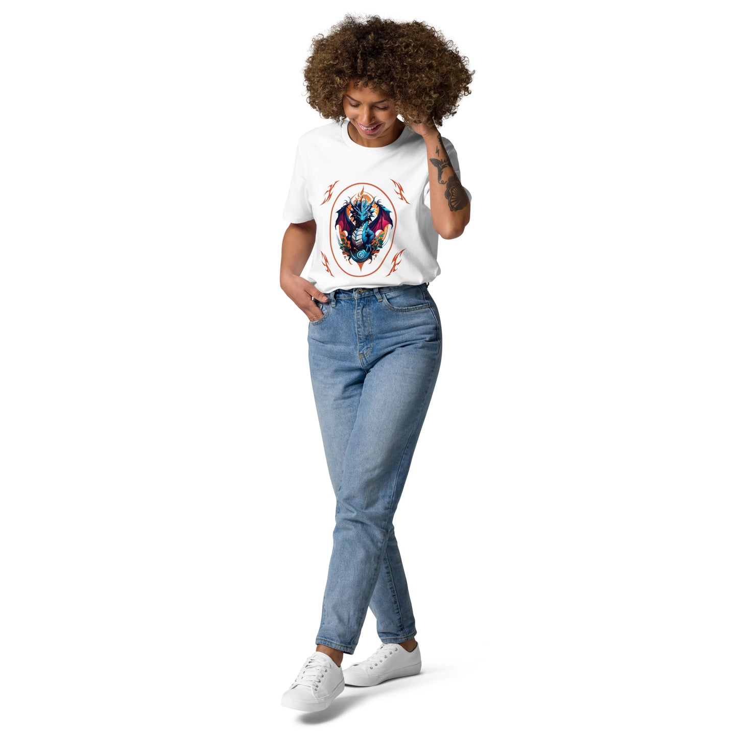Camiseta de Algodão Orgânico Unissex