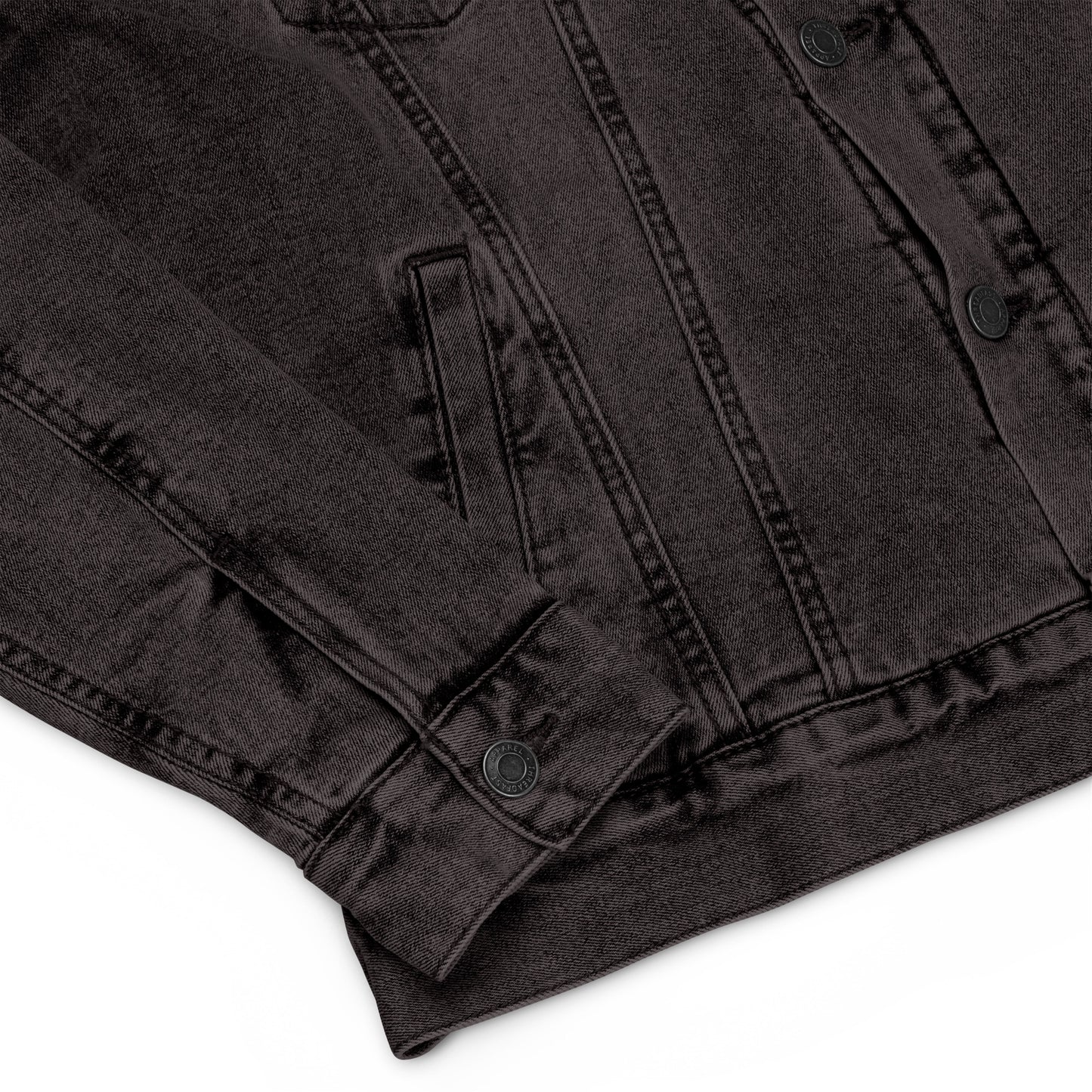 Jaqueta jeans forrada unissex