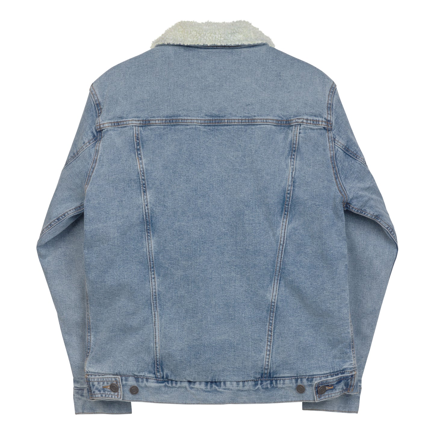 Jaqueta jeans forrada unissex