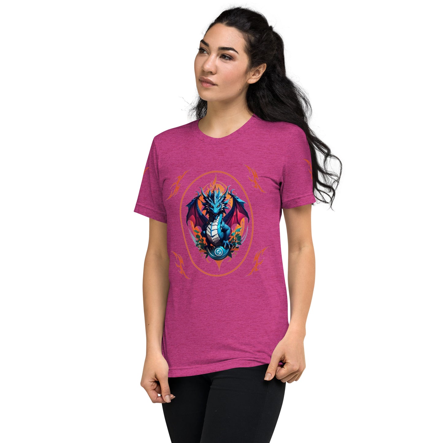 Camiseta com mangas curtas