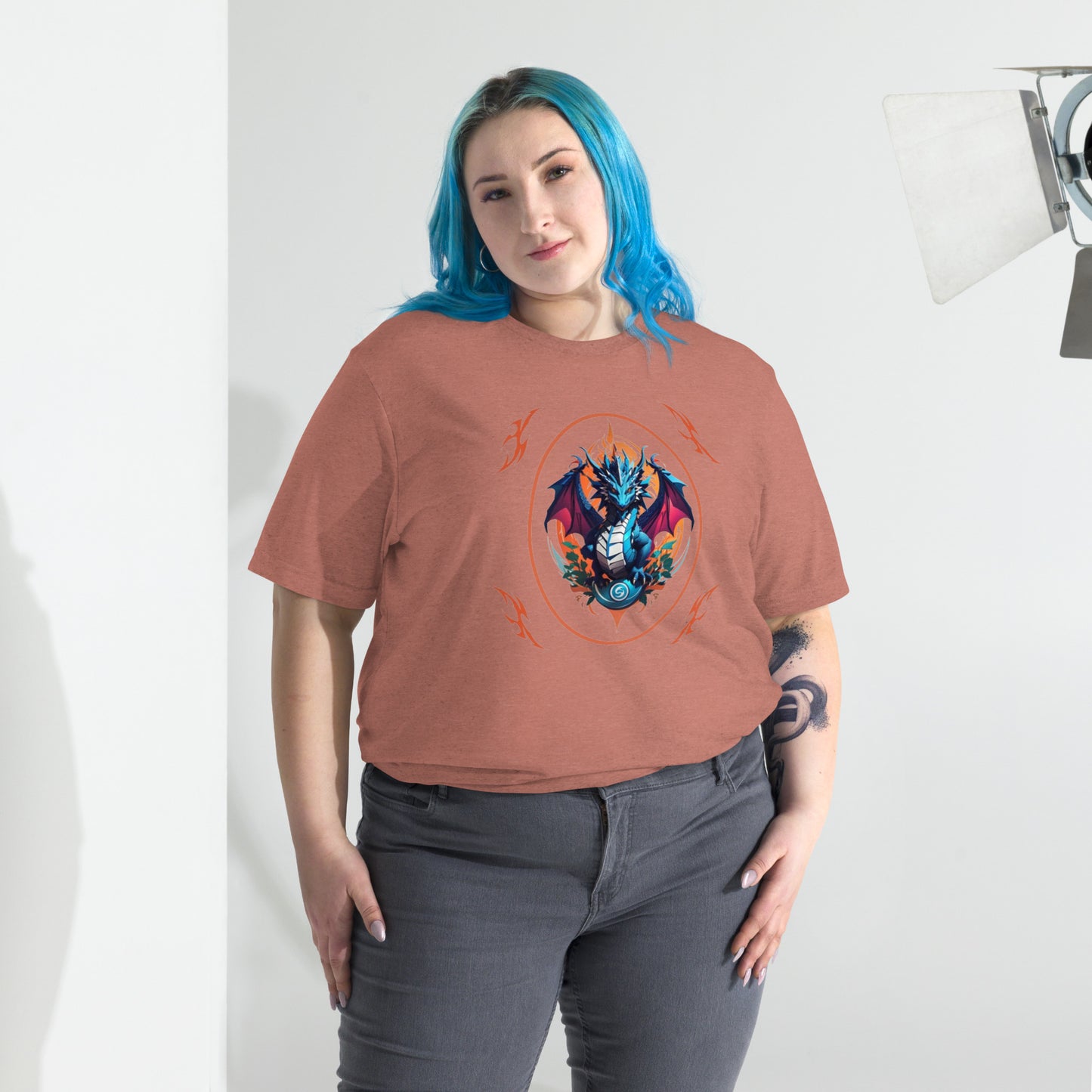 Camiseta com mangas curtas