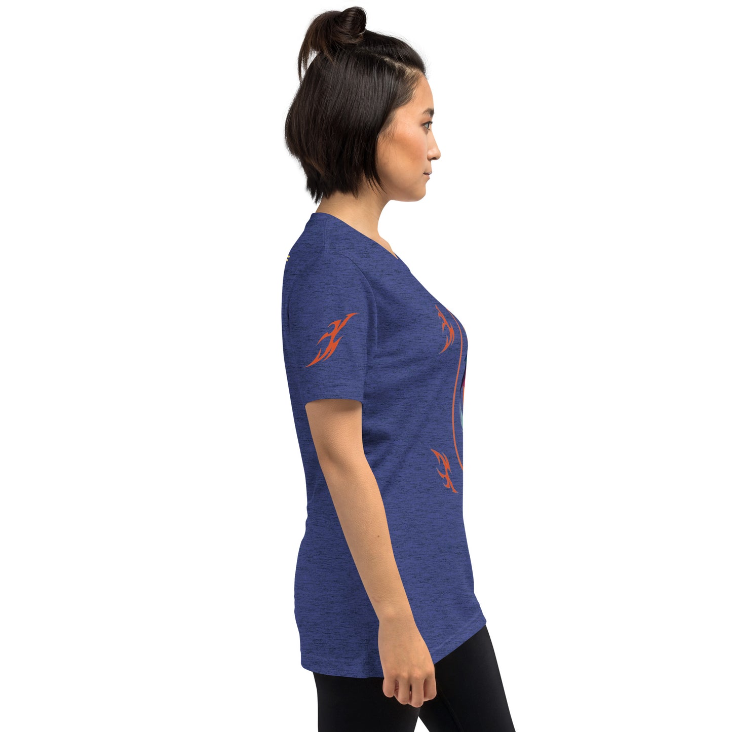 Camiseta com mangas curtas