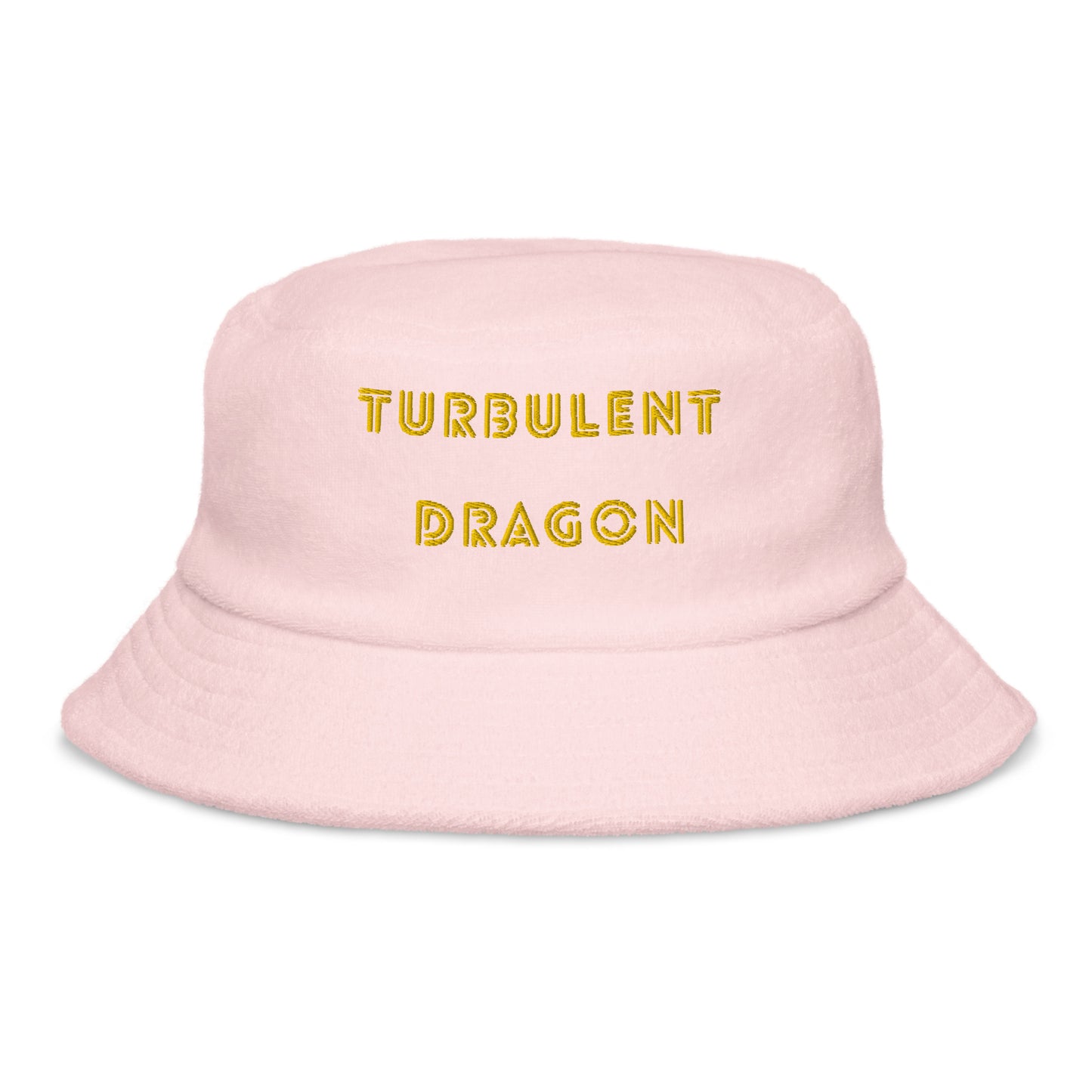 Chapéu bucket de tecido felpudo não estruturado