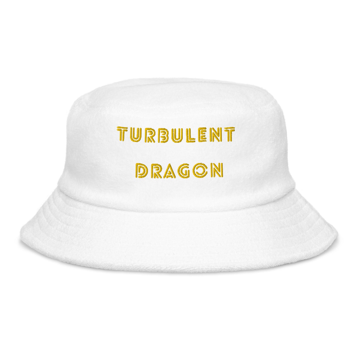 Chapéu bucket de tecido felpudo não estruturado