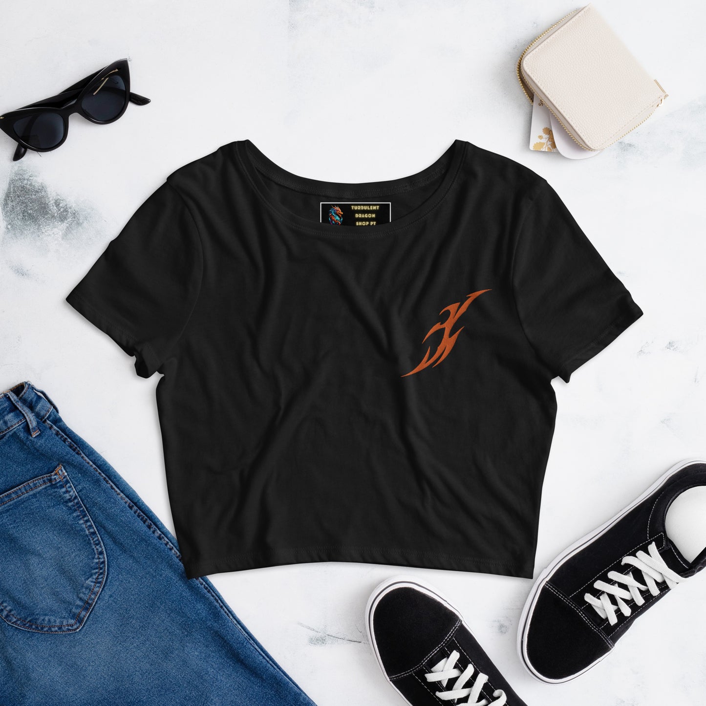 Camiseta Cropped Feminina
