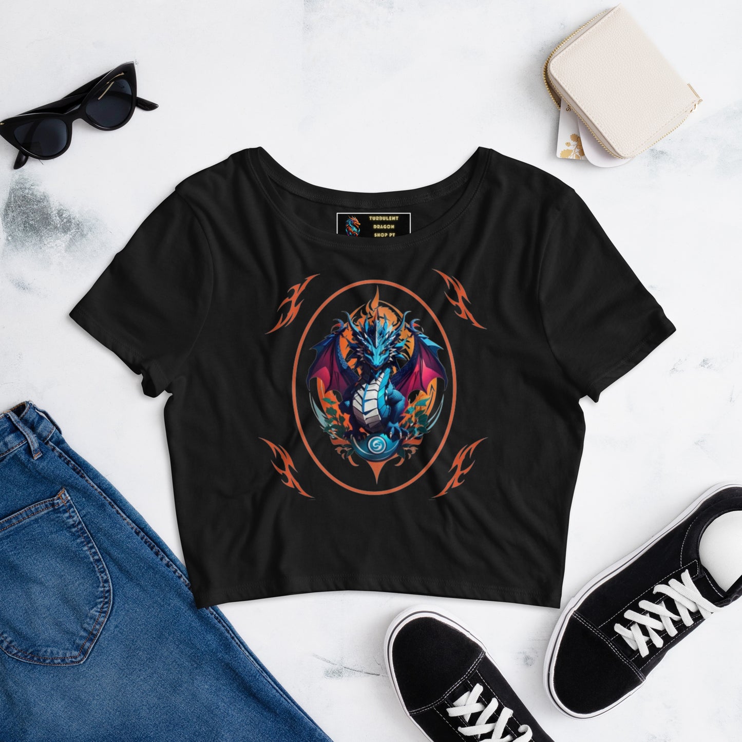 Camiseta Cropped Feminina