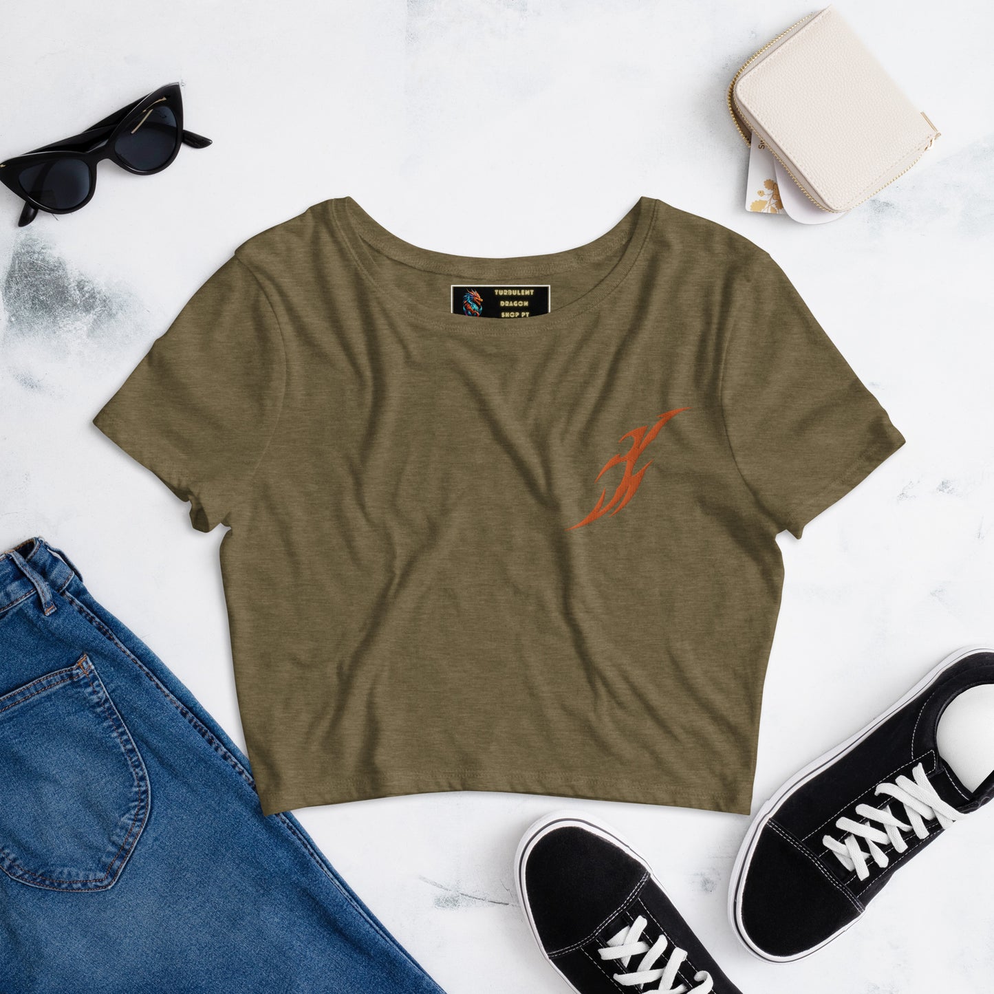 Camiseta Cropped Feminina