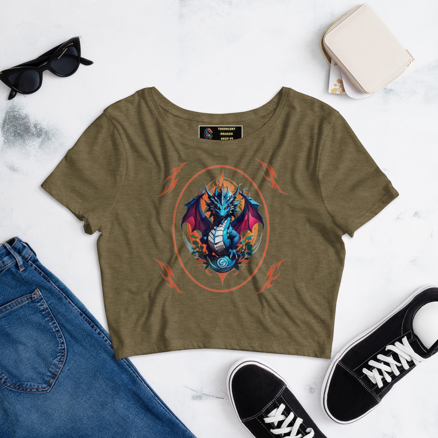 Camiseta Cropped Feminina