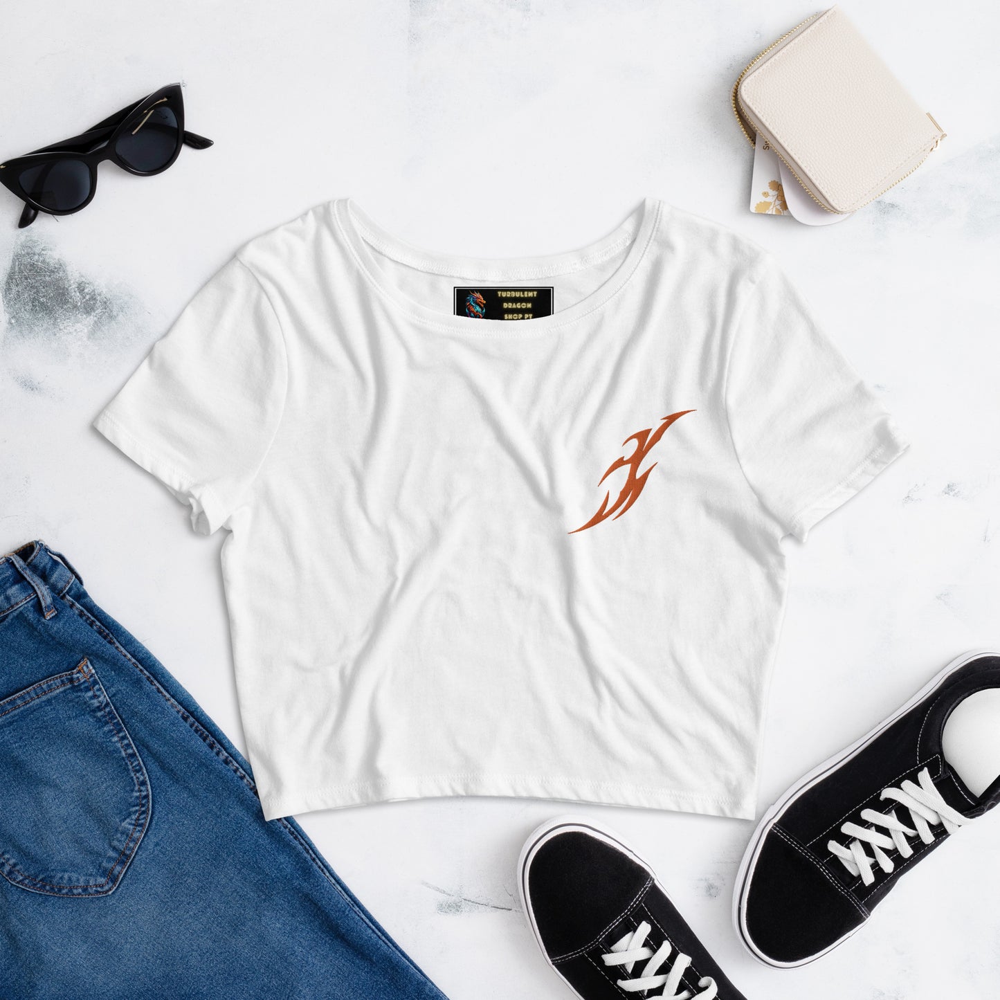 Camiseta Cropped Feminina