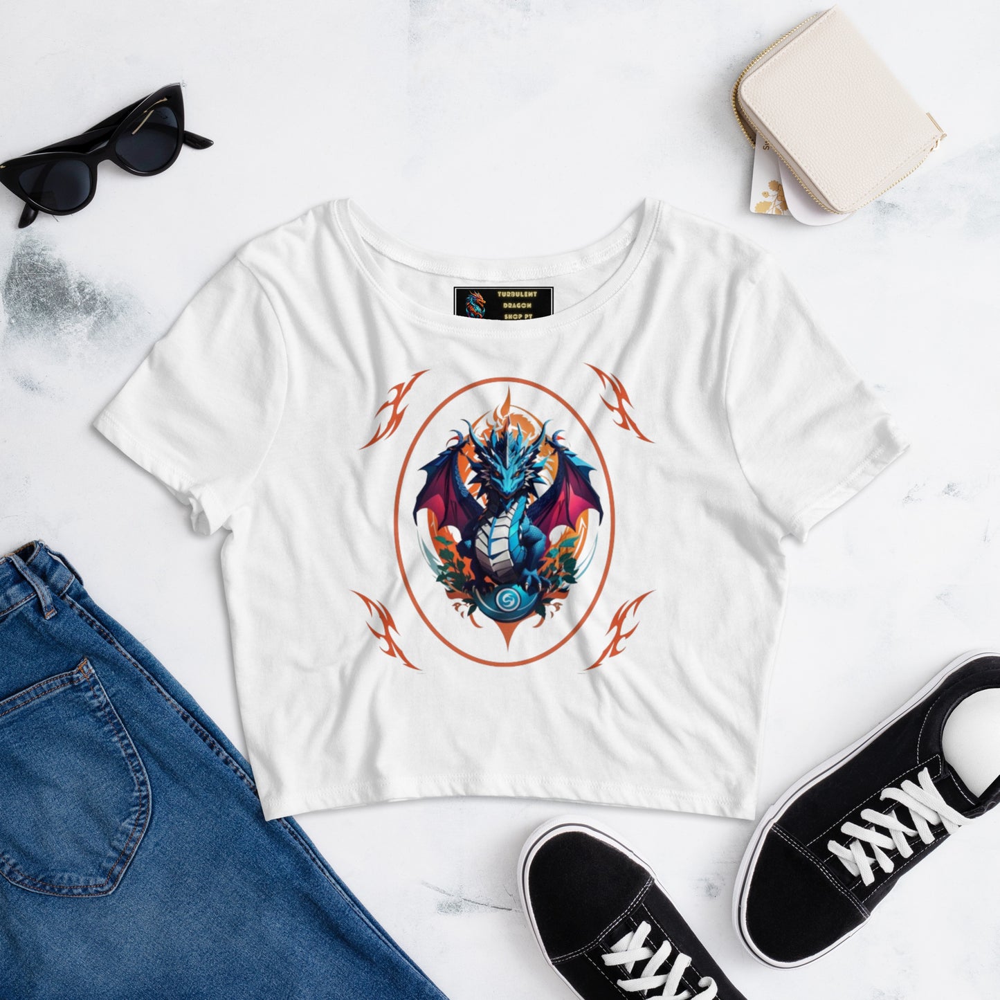 Camiseta Cropped Feminina