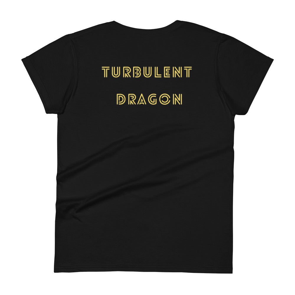 Camiseta feminina com mangas curtas