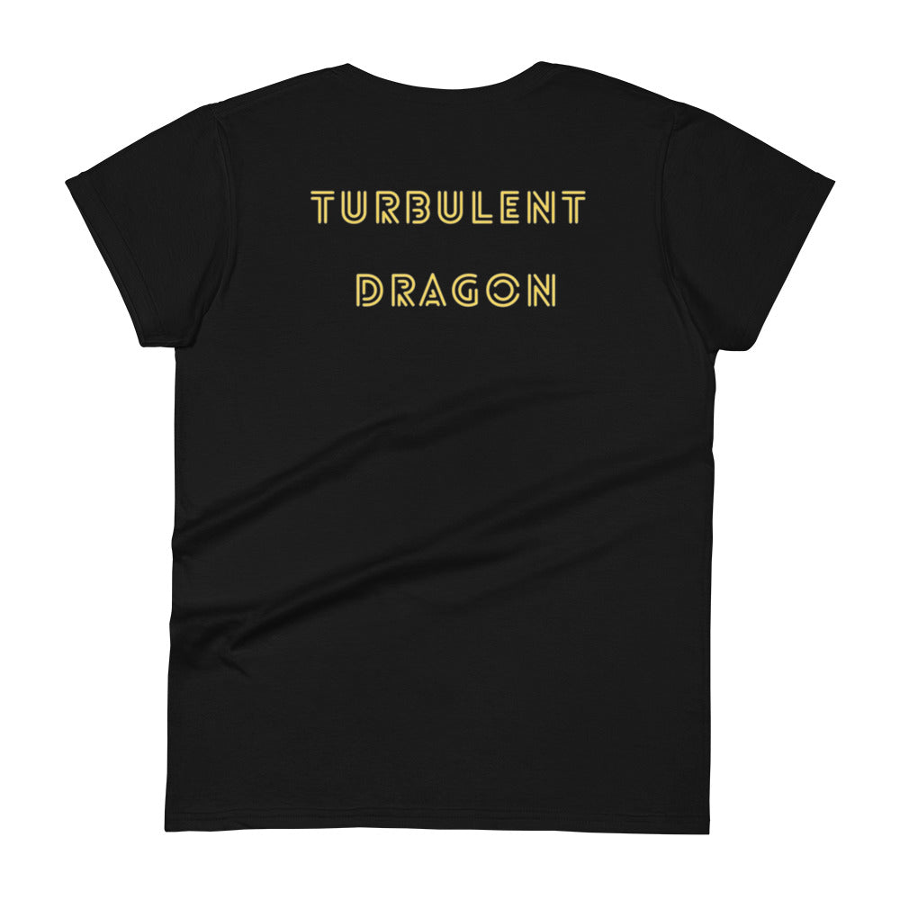 Camiseta feminina com mangas curtas