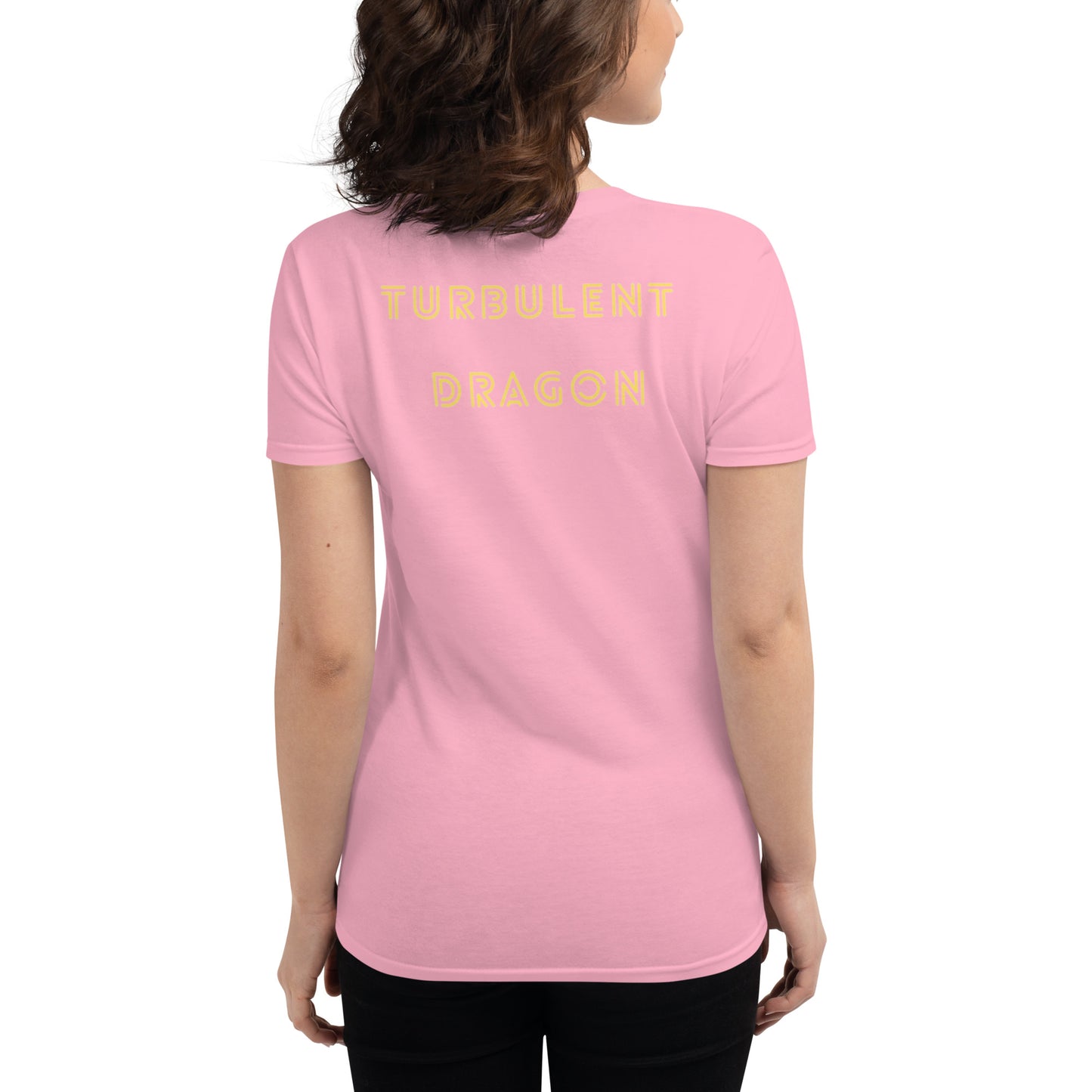 Camiseta feminina com mangas curtas
