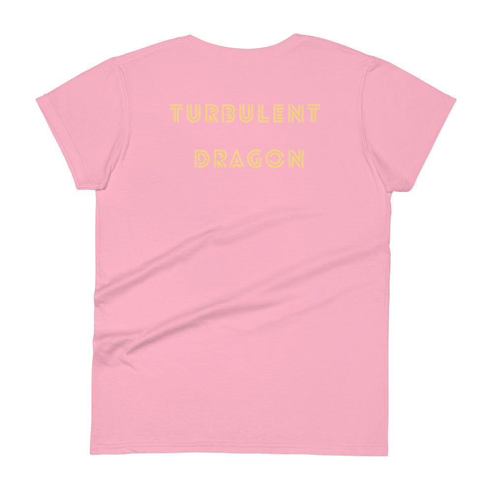 Camiseta feminina com mangas curtas